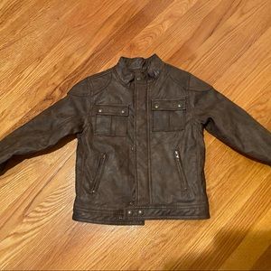 Gap faux leather jacket adorable